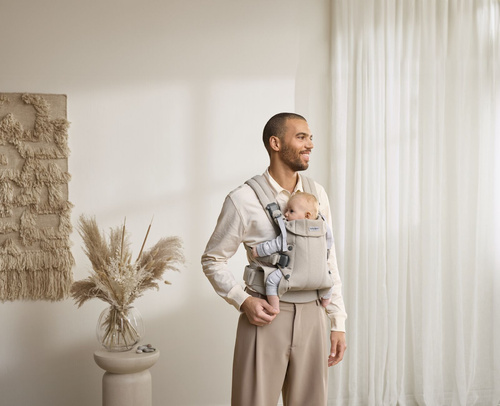 BABYBJORN - Baby Carrier Harmony, Woven, Light Beige mélange