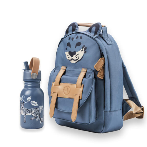 Elodie Details - BackPack MINI Backpack + Water Bottle  - Garden Leo - SET