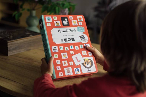 Janod - Magnetic jigsaw puzzle Polish Magnetibook Alphabet