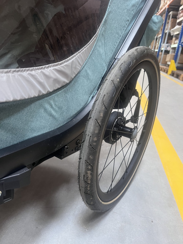 Hamax - Bike trailer for kids COCOON ONE - Green/black