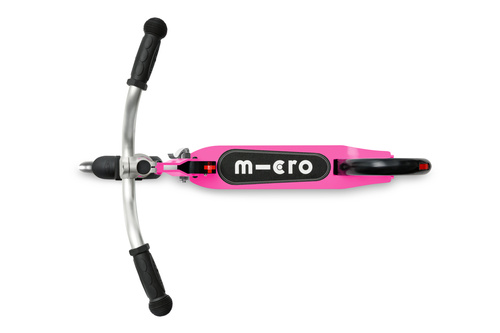 MICRO - two-wheeled scooter for children Cruiser LED, pink