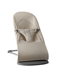 BABYBJÖRN - Bouncer BLISS Woven/Jersey Tri Fabric, Sand Grey