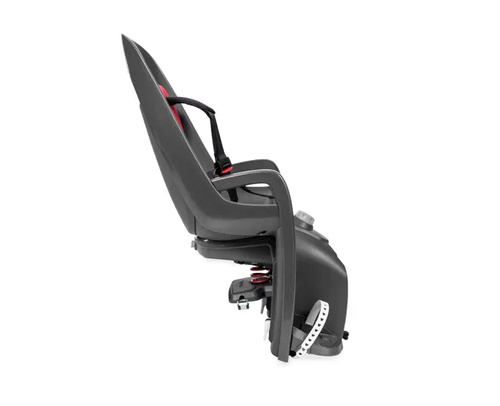 Hamax - Caress w/carrier adapter (rack mounted) - Dark Grey/red