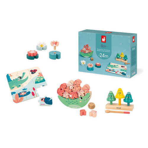 Janod - Set of educational toys Box 24 months
