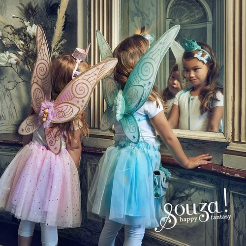 Souza! - Kostium spódniczka i skrzydła elf wróżka Angelina 3-5 lat