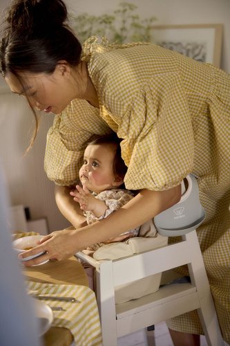 BABYBJORN - Dinnerware Set, 8 pcs - Light Grey