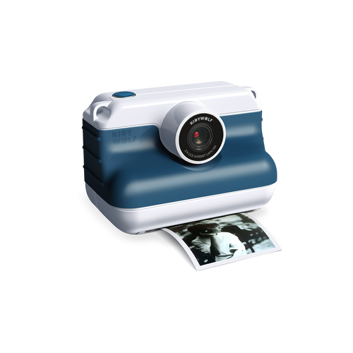 Kidywolf - K-PRINT - camera, thermal printer, blue