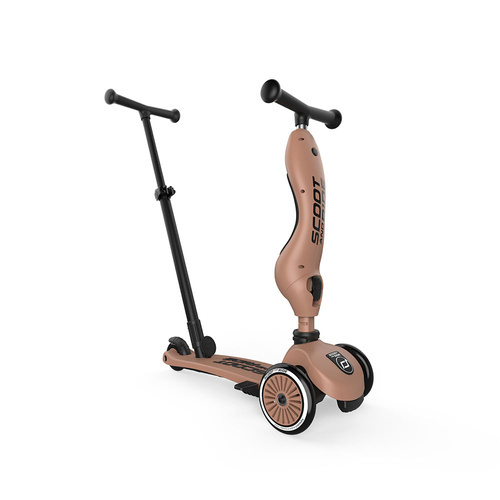 SCOOTANDRIDE - Highwaykick Push and Go 2in1 Ride and scooter 1-5 years Wildberry