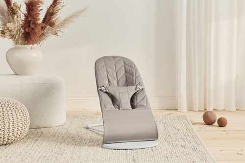 BABYBJÖRN - BOUNCER BLISS Woven, Petal quilt, Sand Grey