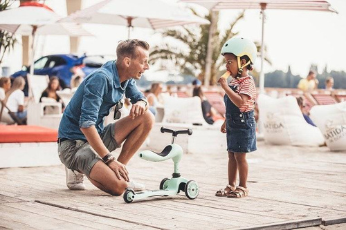 SCOOTANDRIDE - XXS-S helmet for children 1-5 years Kiwi