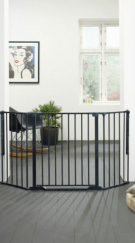 BabyDan - Flex StepFree M safety gate, black