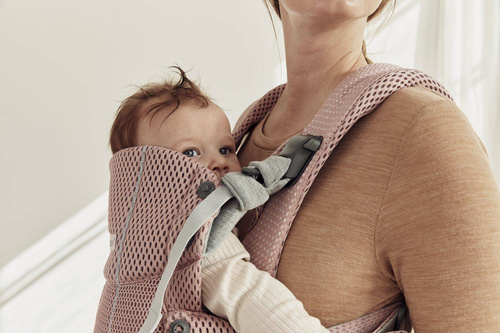 BABYBJORN - Baby Carrier Harmony 3D Mesh, Dusty pink