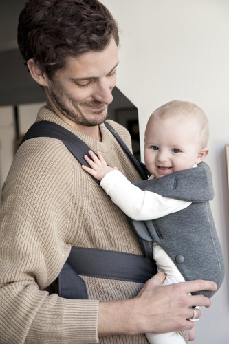 BABYBJÖRN - Baby Carrier MINI 3D Jersey, Dark Grey