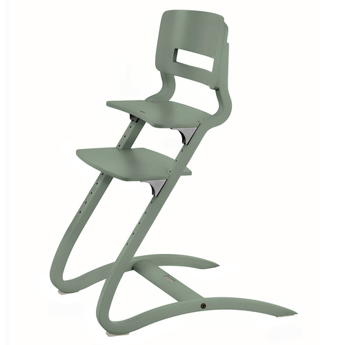 Leander Louie™ Highchair wo. Safety Bar, Beech, Sage green