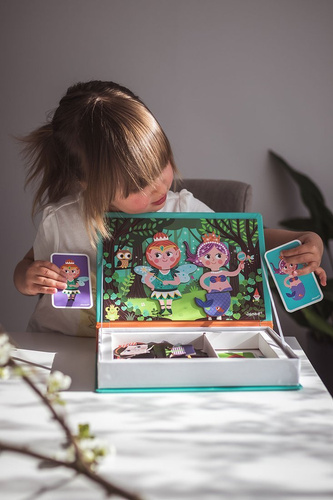 Janod - Magnetic puzzle World of fairy tales Magnetibook