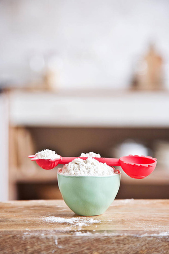 LILLIPUTIENS - Silicone measuring spoon 2in1 Little Cook, Lemur George, 4+