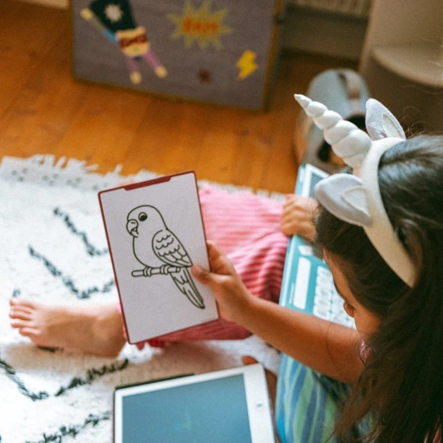 Kidywolf – illuminated drawing tablet KIDYDRAW MINI, pets