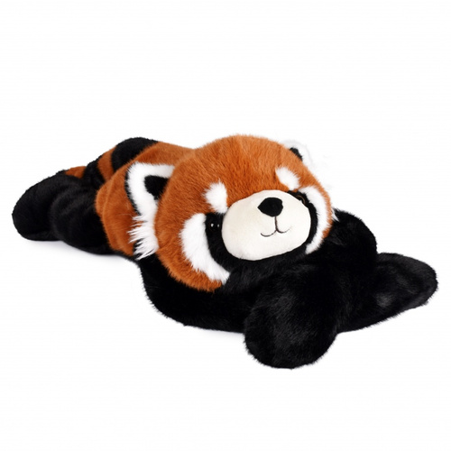 DOUDOU – weighted red panda plush toy (Histoire d'Ours), 75 cm, orange