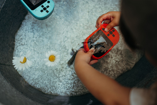 Kidywolf - KIDYCAM - digital camera for children, waterproof, red