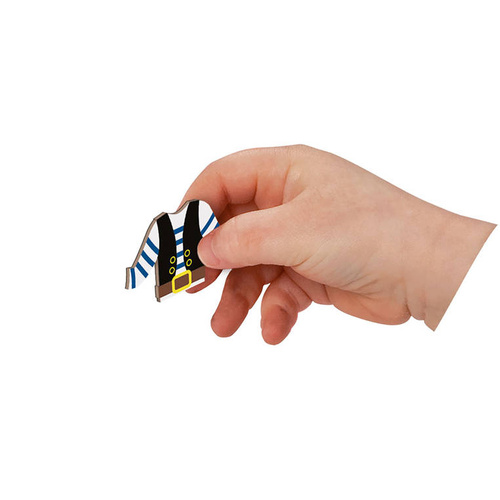 Janod - Magnetic puzzle. Costumes Girl Magnetibook collection 2018