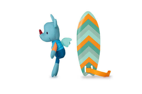 LILLIPUTIENS Magic surfer Dragon Joe cuddly bath toy 12 m+