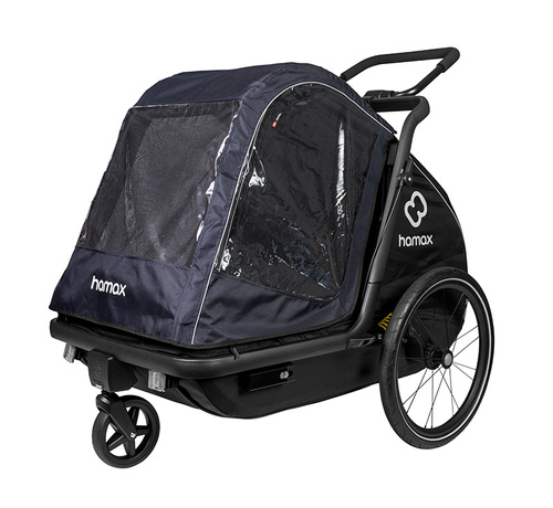 Hamax - Rain Cover for Bike Trailer - Pluto L - Navy