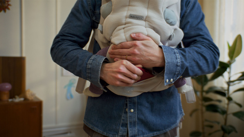 BABYBJORN - Baby Carrier HOLD, MESH, Cream