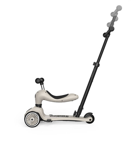 SCOOTANDRIDE - Highwaykick Push and Go 2in1 Ride and scooter 1-5 years Ash