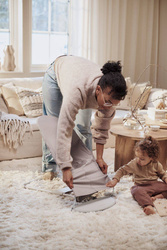 BABYBJÖRN - BOUNCER BLISS Woven, Petal quilt,  Sand Grey