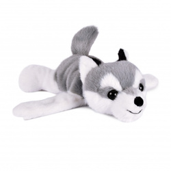 DOUDOU – Podcoll plush husky slap bracelet, Histoire d'Ours, light grey