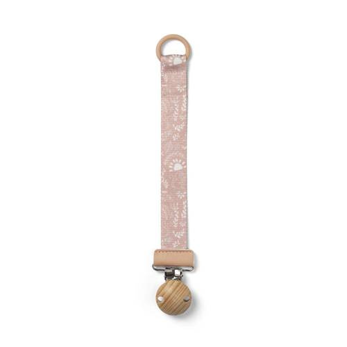 Elodie Details - Pacifier Clip Wood - Monkey Sunrise Pink 