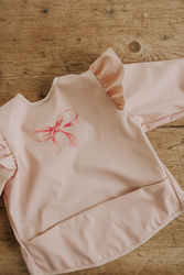 Elodie Details - Longsleeved Baby Bib - Rosy Bow