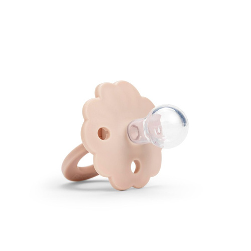 ELODIE DETAILS - Binky Bloom silicone pacifier 3m+, powder pink