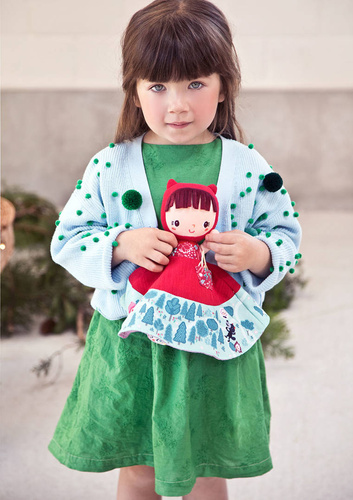 LILLIPUTIENS - Little red riding hood reversible storydoll 12 m +