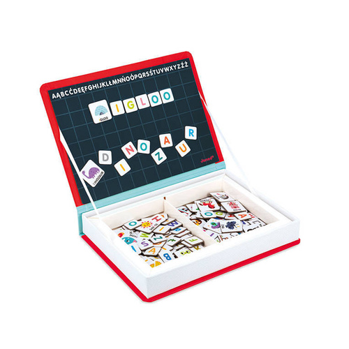 Janod - Magnetic jigsaw puzzle Polish Magnetibook Alphabet