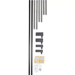 DogSpace - Extension panel for Lassie gate, black (2x7cm)