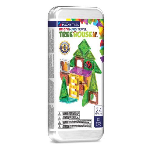 MAGNA-TILES - microMAGS Treehouse Travel magnetic blocks 24 pcs.
