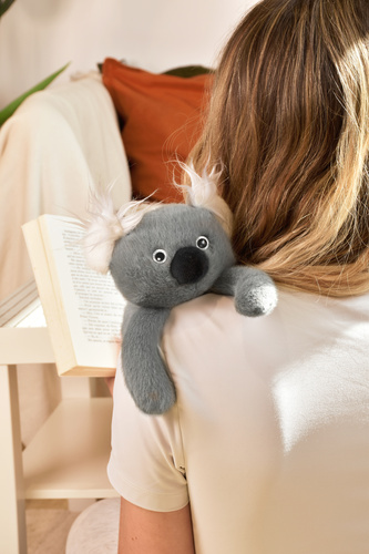 DOUDOU - magnetic plush Podcoll Koala, Histoire d'Ours, 30 cm, grey