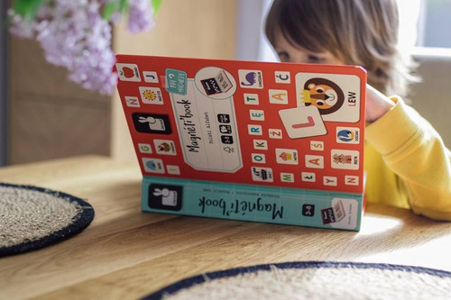 Janod - Magnetic jigsaw puzzle Polish Magnetibook Alphabet