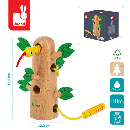 Janod - Wooden intertwined Tropic Tree 18m +