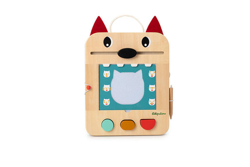 LILLIPUTIENS - Wooden board - manuscript Wolf Louis 2 years+