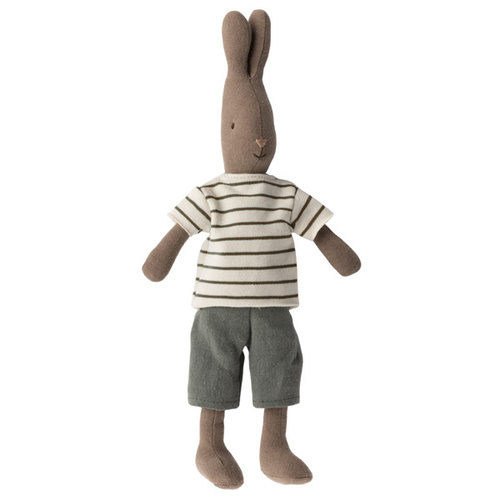 MAILEG - Bunny in a striped blouse and pants