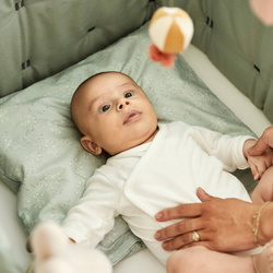 LEANDER - bumper for LEANDER LUNA™ i LINEA™ baby cot, sage green