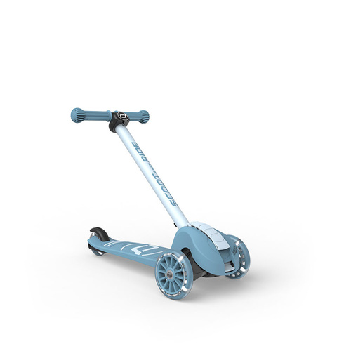 SCOOTANDRIDE - Highwaykick 3S - scooter with 2-in-1 control system and LED wheels, foldable 3+, steel