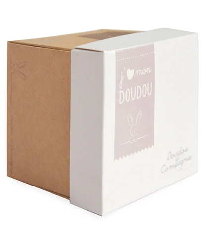 DOUDOU – teddy bear security blanket Doudou et Compagnie, beige