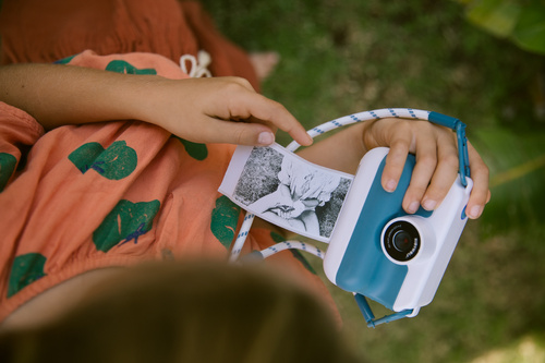 Kidywolf - K-PRINT - camera, thermal printer, blue