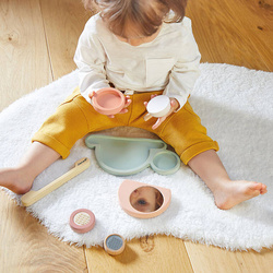 Janod - Drewniana układanka sensoryczna Ślimak Sweet Cocoon 12 m +