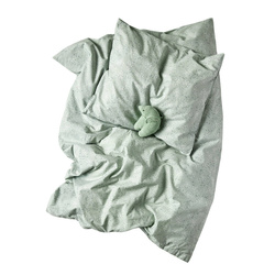 LEANDER - baby bedding, 70x100 cm, meadow, sage green