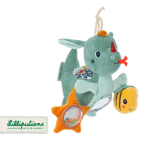 LILLIPUTIENS Multifunctional hanging cuddly toy Dragon Joe 3 m+