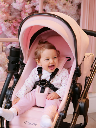 Peach 7 Pushchair and Carrycot, Blush